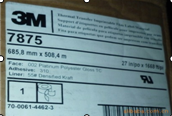 3M7875标签胶带0.04MM厚